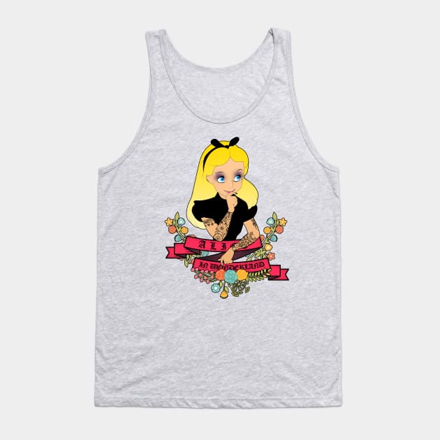 DARK PRINCESS - AL Tank Top by berserk